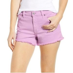 Lilac 7 For All Mankind Jean Shorts